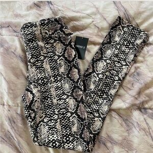 Forever 21 Animal Print Leggings